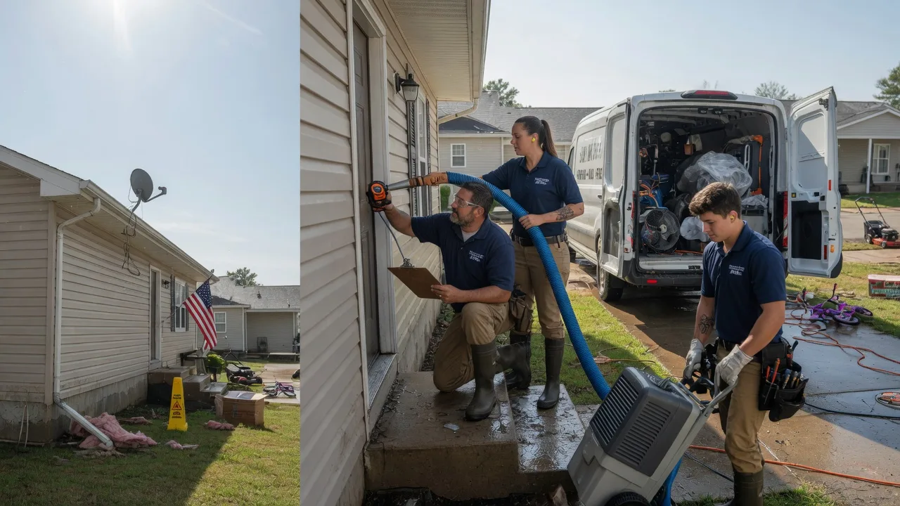 Ceiling Water Damage Restoration in Warm Springs, VA near me